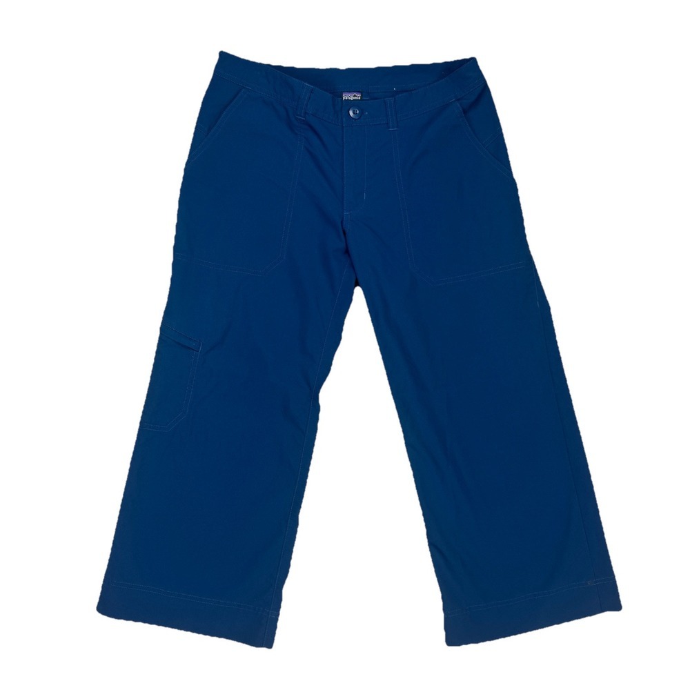 Patagonia Pants Women's Size 6 Blue  Happy Hike Capri Outdoor Hiking‎ Camping